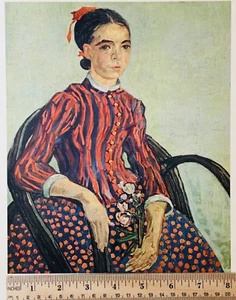 Impressionists Art Reproduction, Vincent Van Gogh "La Mousme" July 1888 - Picture 1 of 5