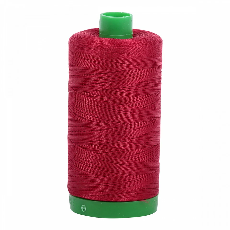 Aurifil Mako 40 wt Cotton Thread - 1094 yds - Red Wine - Image 1 of 1