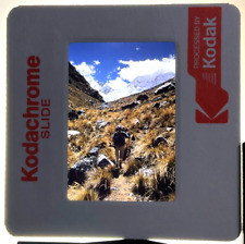 Quilcayhuanca Cojup, Peru, Hiking, Skiing, 35mm Kodalux Slide (1987)