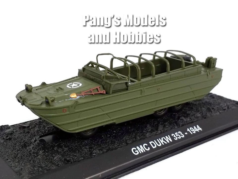 GMC DUKW (Duck) Amphibious Truck 1/72 Scale Diecast Model by Amercom - Image 1 of 4