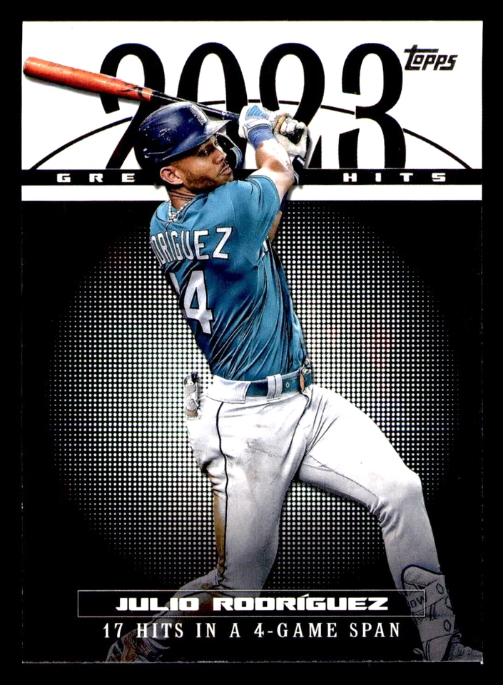 2024 Topps Series 1 Julio Rodriguez Greatest Hits #23GH-17 - Seattle Mariners - Image 1 of 1
