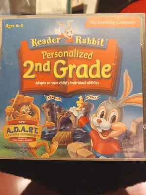 Reader Rabbit Personalized 2nd Grade 2 CD-ROM Set The Learning Company WIN / MAC - Image 1 of 4