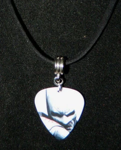 1.0mm Guitar Pick Necklace Suede Leather Cord 20" NEW BATMAN Movie Design # 4 - Picture 1 of 3