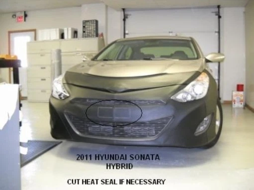 Lebra Front End Mask Cover Bra Fits 2011-2015 Hyundai Sonata Hybrid Model - Image 1 of 1