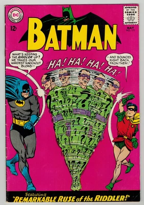 Batman #171 DC 1965  1st Silver Age Riddler VG/FN - Image 1 of 4
