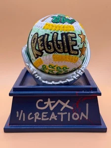 Reggie Jackson CARTER X 1/1 Hand Painted Art Baseball A'S HOF MR OCTOBER - Picture 1 of 7