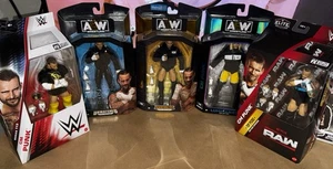 Lote de 5 figuras de lucha libre de élite CM Punk AEW & WWE - nuevas en caja - Imagen 1 de 11