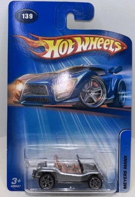 Hot Wheels Meyers Manx #139 Silver Dune Buggy 2004  - Immagine 1 di 4