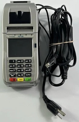First Data FD130 Credit Card Terminal - Image 1 of 2