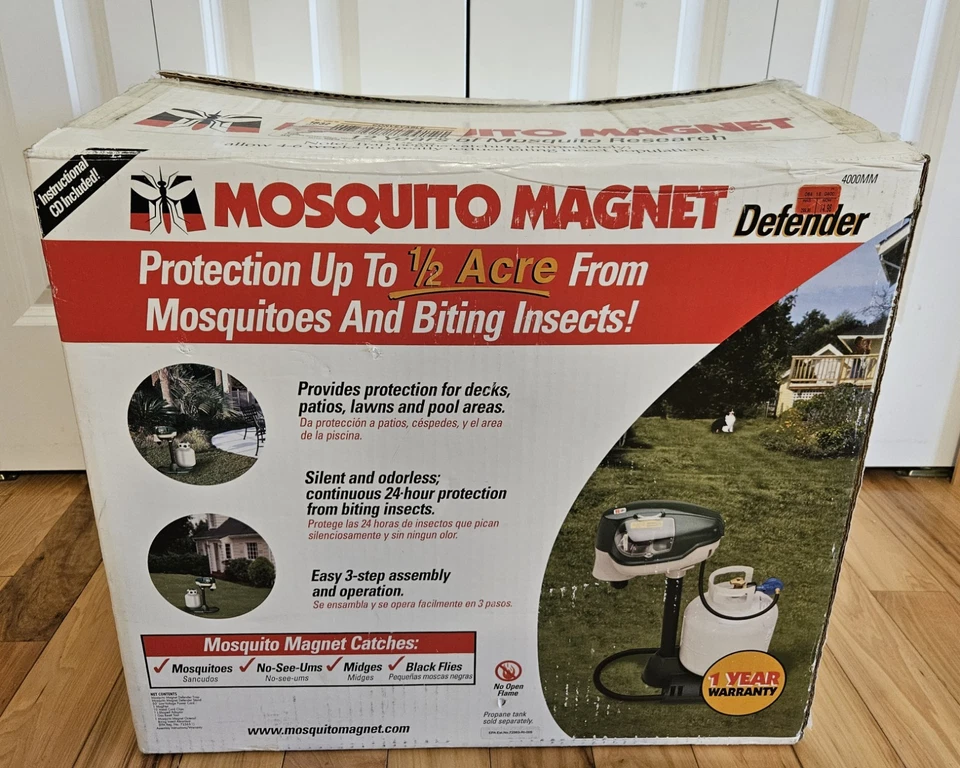 Mosquito Magnet Defender Trap Machine 1/2 Acre Coverage 4000mm  NEW Open Box - Image 1 of 4