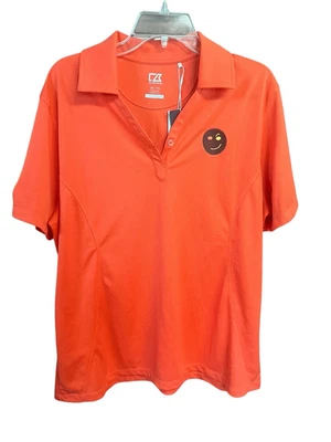 Camisa Polo Cutter & Buck Mujer Hersey Reeses Talla XXL Naranja Nueva con Etiquetas * Foto 1 de 4