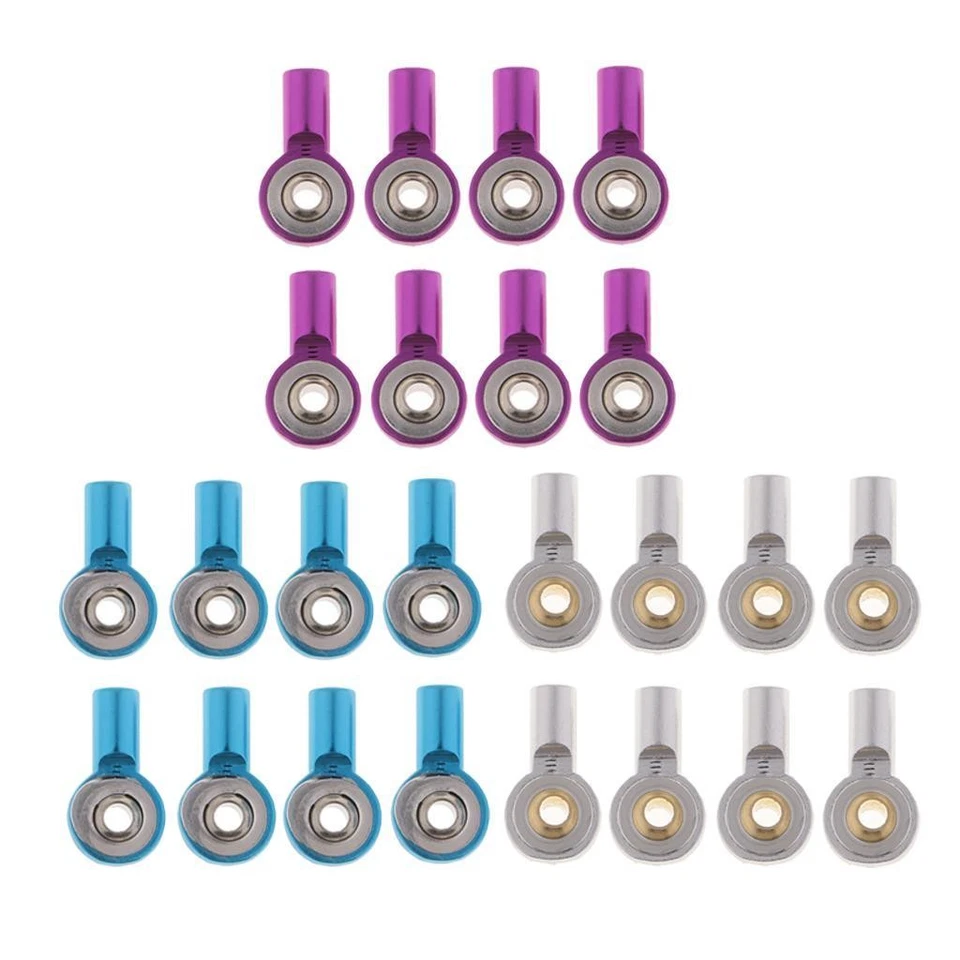 8/Set Échelle 1:10 RC Voiture Bille Rotule Têtes M3 pour Truck Buggy HPI per - Photo 1/1