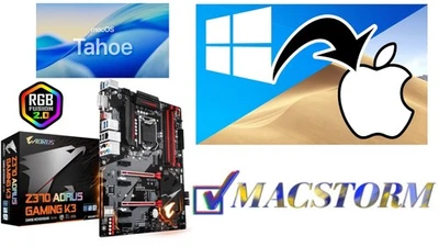 macOS Tahoe for  Gigabyte Aorus Z370 Gaming K3   hackintosh - Image 1 of 4