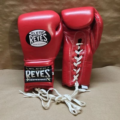 EXCELENTES Guantes de Boxeo Profesionales con Cordones 12oz Cleto Reyes - Auténticos  Foto 1 de 4