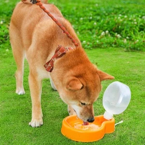 2x Dog Water Bottle Water Dispenser 500ml Leakproof Large Capacity Balloon - Picture 1 of 15