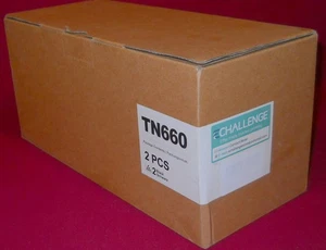 2PK TN660 Toner Cartridge For Brother TN630 MFC-L2700DW MFC-L2740DW DCP-L2540DW - Picture 1 of 4
