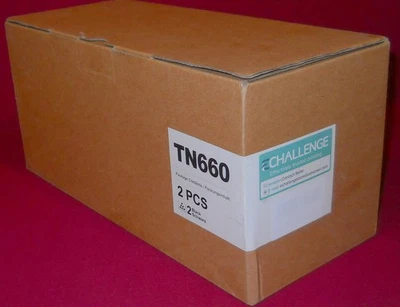 2PK TN660 Toner Cartridge For Brother TN630 MFC-L2700DW MFC-L2740DW DCP-L2540DW - Image 1 of 4