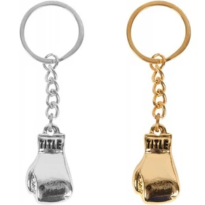 Title Boxing Heavy-Duty Metal Fashion Boxing Glove Keychain - Picture 1 of 6