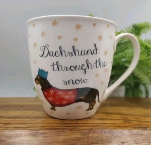 DACHSHUND Christmas MUG 2019 Coffee Cup Milly Green DOXIE Lover Holiday Gift! - Picture 1 of 8
