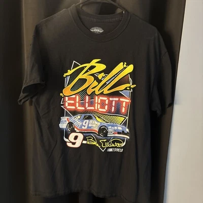 Bill Elliott Black Large Fanatics T Shirt Awesome Bill From Dawsonville - Image 1 of 3