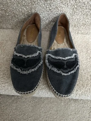 Alpargatas de lona Zadig&Voltaire para mujer negras denim sin cordones talla 41 nuevas sin caja Foto 1 de 4