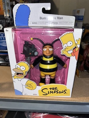 Figura de acción de Los Simpson BUMBLEBEE MAN y cámara de video 5" Wave 4 Jakks Pacific Foto 1 de 2