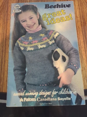 Beehive Great Ideas! Award Winning Designs for Children | Patons #442 - Image 1 of 3