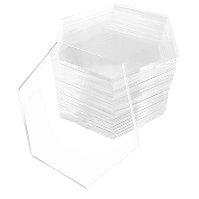 50Pcs Clear Acrylic Table Place Card with Base Wedding Seating Cards Guest1318 - image 1 of 4