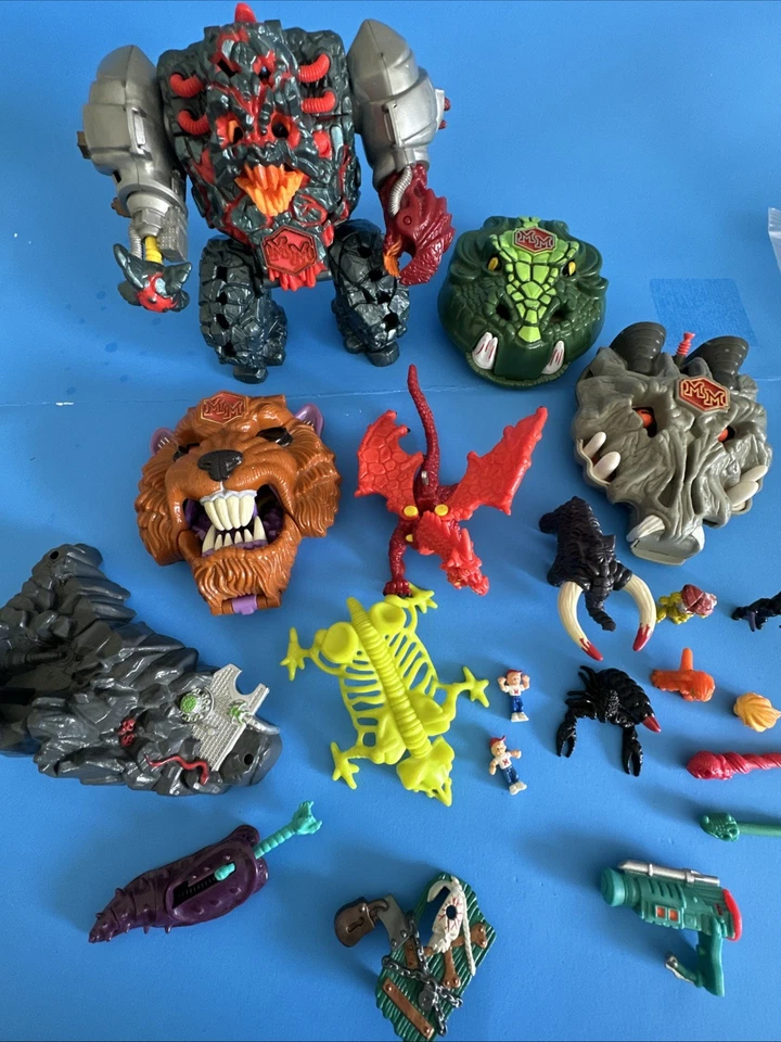 Vintage Mighty Max Enorme Joblot Anos 90 Brinquedos Lote De Figuras Cabeças E Acessórios - Imagem 1 de 4