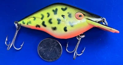 Descontinuado Mann's RAZORBACK CRANKBAIT MANN Doble SELLO SONAJERO FIRETIGER RARO Foto 1 de 4