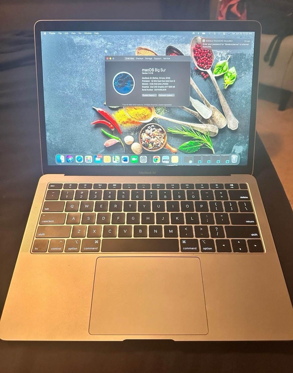 MacBook本体 MacBook Air 13inch 2018 Core i5 8/256 MacBook Air (Retina, 13-inch, 2018) - Technical
