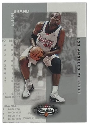 2002 Fleer Box Score Classic Miniatures #11CM Elton Brand Clippers - Image 1 of 2