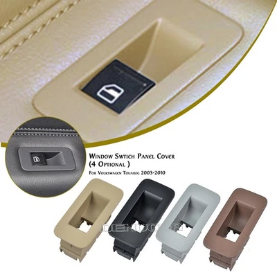 Car Inner Window Switch Panel Cover Trim For Volkswagen Touareg 2003-2010 2008 - image 1 of 4