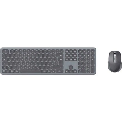Hama Multi-Device-Tastatur-Maus-Set WKM-550, kabellos, Funk/BT, SW, QWERTZ DE - Bild 1 von 4