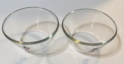 Conjunto de 2 tigelas de boneco de neve Bodum branco 6 diâmetros flocos de neve - Imagem 1 de 4