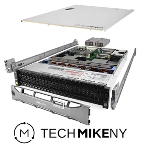 Dell PowerEdge R730xd Server 2x E5-2667v4 3.20Ghz 16-Core 128GB RAM Rails - Picture 1 of 5