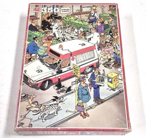 Jan van Haasteren 1400b 1991 vintage - The Unlucky Vet - caja de rompecabezas de 350 piezas OK - Imagen 1 de 4