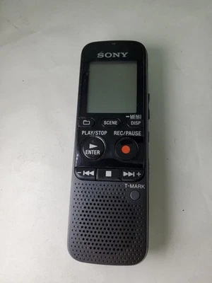 Sony ICD-PX333 Digital Voice Recorder  Black Tested And Working  - Image 1 of 4