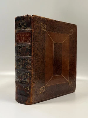 De Bello Belgico 1651 Fine Binding FINELY ILLUSTRATED with Foldouts STUNNING! - Image 1 of 4