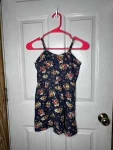 Lollipop Y2K Era Smocked Floral Tank Top Girls Size 10-12 Tunic Length - Picture 1 of 4