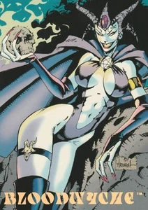 1993 Creators Universe Joe Madureira Bloodwyche #10 Rookie Comic-con Marvel - Picture 1 of 2