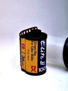 KODAK ELITE II  100 SPEED FOR 35 MM SLIDES EB/36 exp. - Picture 1 of 3