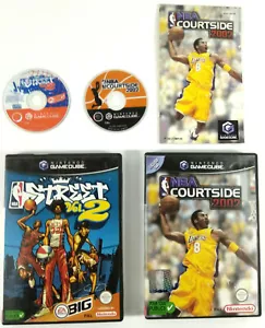 Lot Of 2 Games Gamecube French Version NBA Courtside 2002 And NBA Street Vol 2 - Picture 1 of 3
