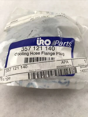 Kit de enchufe de brida de manguera carcasa termostato salida refrigerante Audi VW 357 121 140 Foto 1 de 2