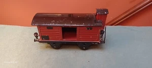 BEAUTIFUL CLEAN MARKLIN 1 GAUGE  BAGGAGE CAR with GUARD'S HOUSE- ALL ORIGINAL - Picture 1 of 11