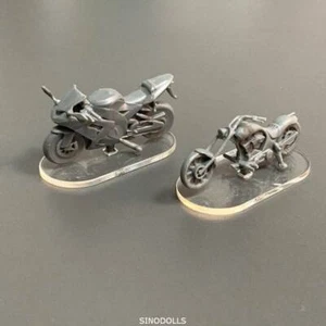 2PCS Motorcycles Miniatures Brook City Board Game Models Blacklist Games DND Toy - Picture 1 of 7