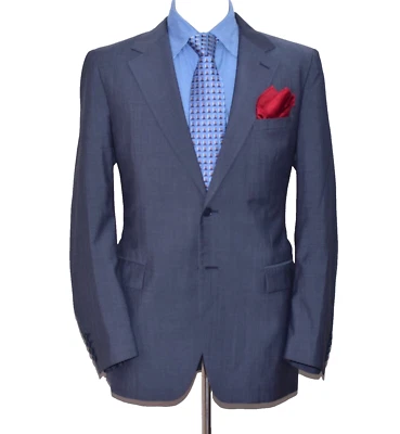 Prada Sharkskin Wool Mens Blazer Sport Coat Jacket Size 42R Double Vent - Image 1 of 4