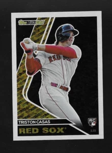 TRISTON CASAS RC 2023 TOPPS UPDATE BLACK GOLD trading card BG-9 RED SOX ROOKIE - Picture 1 of 2