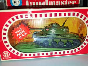 Landmaster T412 Patton U.S.A. US Army Panzer Die Cast Metal Tank Model 1:87 - Bild 1 von 2