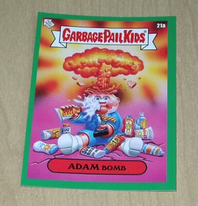 2020 Topps Garbage Pail Kids GPK Bizarre Holidays week 5 GREEN ADAM Bomb 21a - Picture 1 of 1